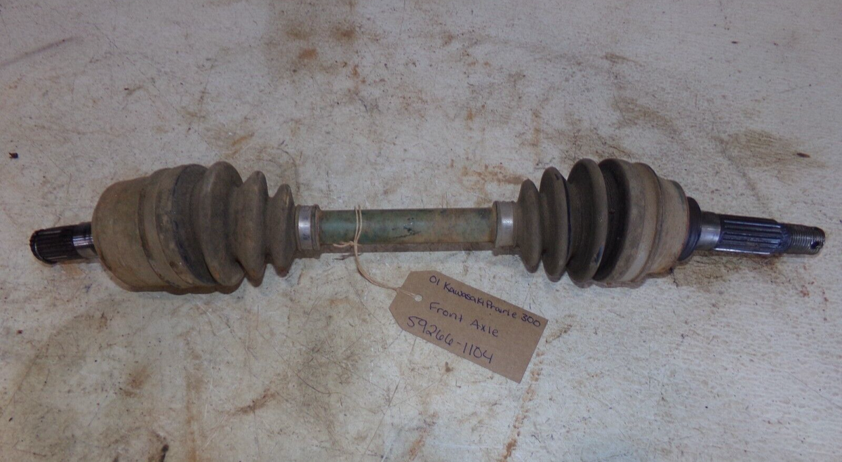 99-02 KAWASAKI PRAIRIE 300 4X4 FRONT AXLE CV AXLE 59266-1104 | eBay