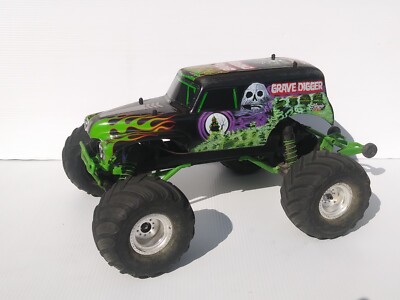 Traxxas Grave Digger Monster Jam Stampede roller RPM Integy upgrades RARE!!