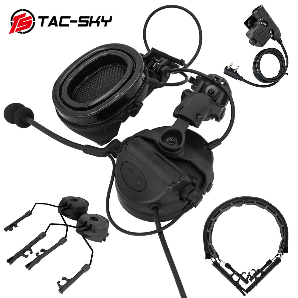 Casque Tactique Antibruit TAC-SKY TSC2 – Réduction Active Du Bruit (ANR) – Jack 7,0 Mm – Neuf