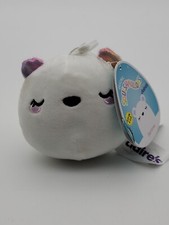 NWT Kellytoy Squishmallows 3.5 Sertina the Polar Bear Claire s Exclusive HTF