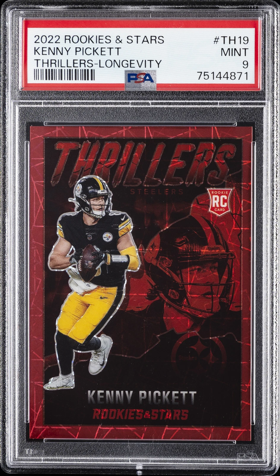 Kenny Pickett Panini Rookies & Stars Thrillers #TH19 Longevity