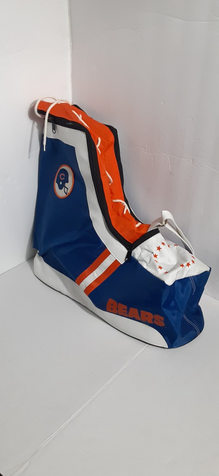 Vintage Chicago Bears NFL Sneaker Shaped Gym Bag