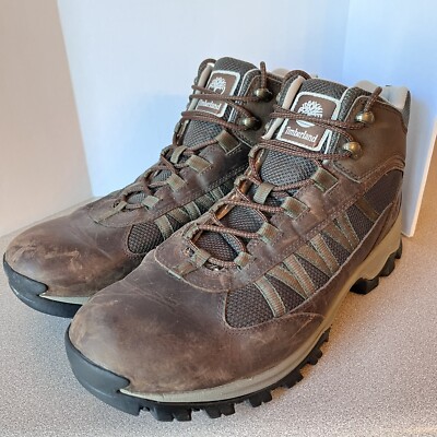 Men\'s Timberland Mt. Maddsen Mid Waterproof Anti-Fatigue Hiking Boots Size 14 Amazon.com | Timberland Men main image 3