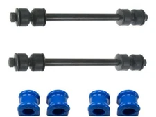 TRQ 48TN19D Front Sway Bar Link and Bushing Kit Fits 1994-2002 Dodge Ram 3500