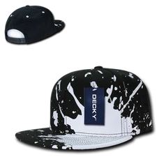 Decky 6 Panel High Profile Structured Splat Snapback - 1125