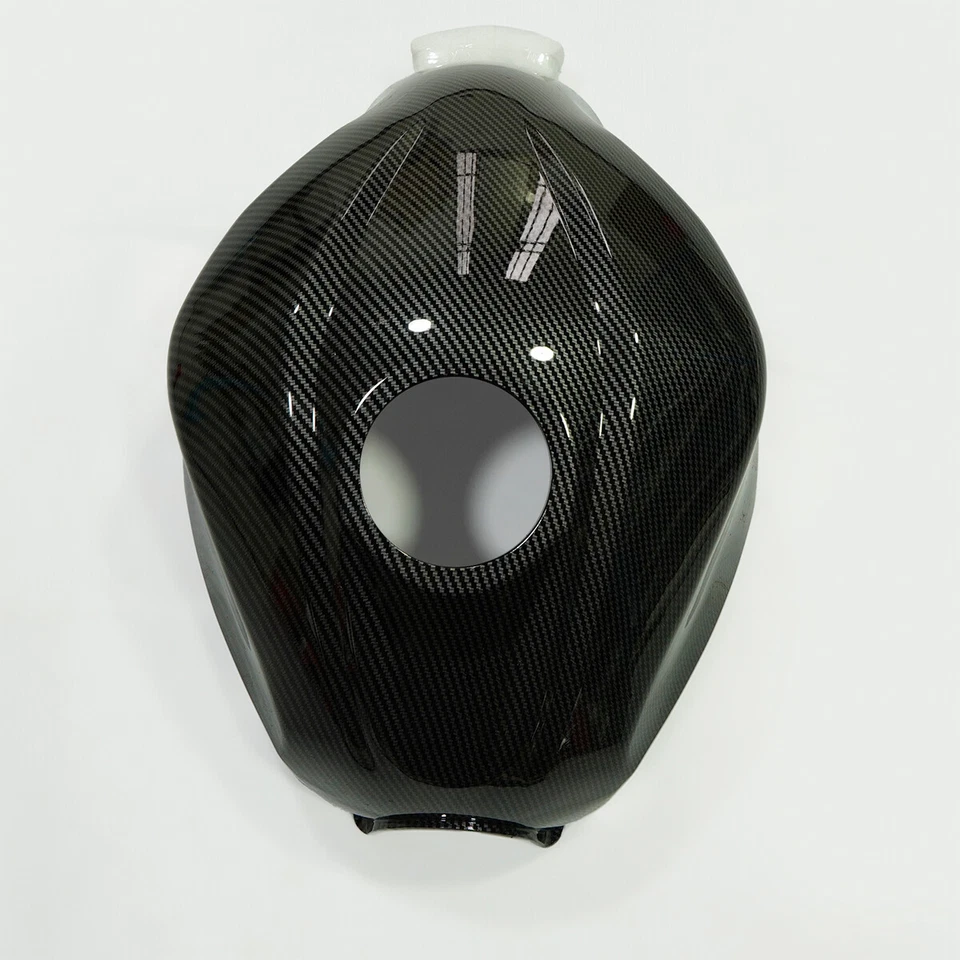 Carbon Fiber Look Fuel Gas Tank Cover Fairing Fits Kawasaki Ninja 300 2013-2017 - Image 3 of 4