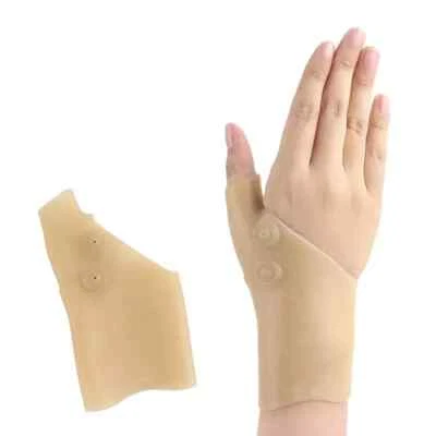 Arthritis Glove Pain Relief Silicone Brace Magnetic Wrist Hand Thumb Support Gel