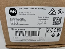 Allen Bradley 193-NXLB-1EFEB Overload Relay New In Box 