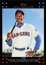 Ron Washington Topps 2007 Baseball Card #606