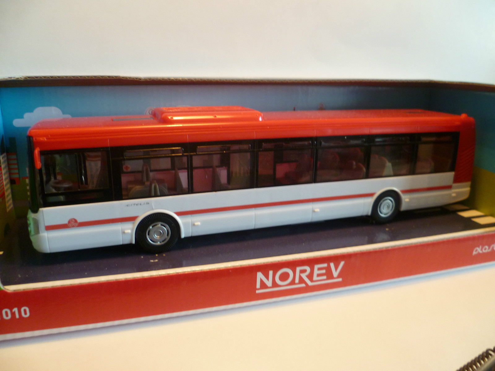 Bus Irisbus Citelis Iveco Norev véhicule miniature urbain de collection