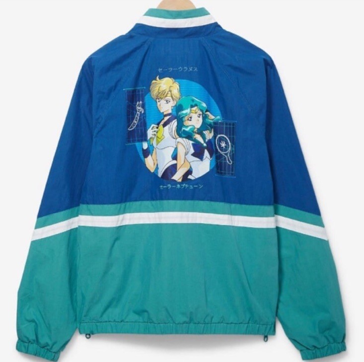 Unisex Pretty Guardian Sailor Moon Color Block Sailor Uranus