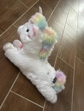 FAO Schwarz Unicorn Plush LED Glow Color Changing Light Up Unicorn 17" Working