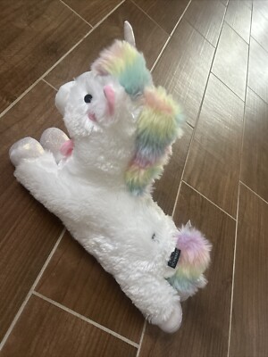FAO Schwarz Unicorn Plush LED Glow Color Changing Light Up Unicorn 17'' Working