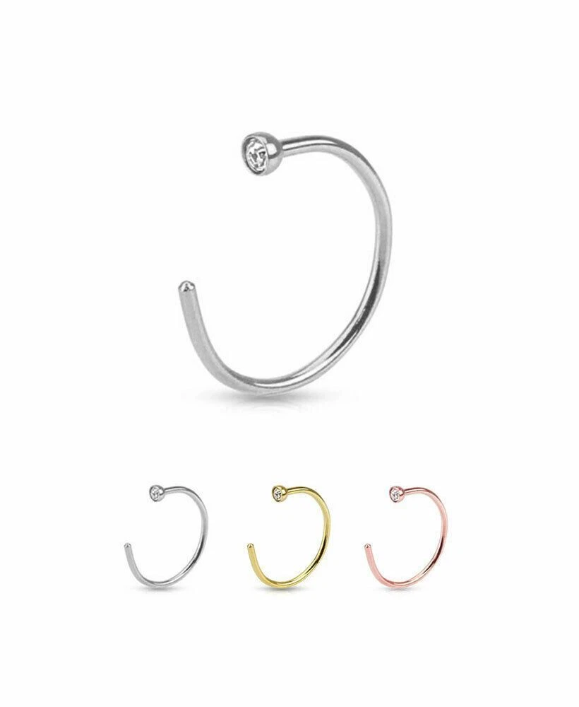 3mm Ball Half Small Piercing Hoop Studs Earrings for Cartilage Women Girls  Sensitive Ears Sterling Silver Cuff Wrap Minimalist Huggie Hoops Nose Ring  Hypoallergenic Gifts, Metal : Amazon.ca: Clothing, Shoes & Accessories