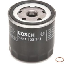 BOSCH Ölfilter mit Dichtung für Alfa Romeo Spider 916S_ 916_ GT 937_ 937 Lancia