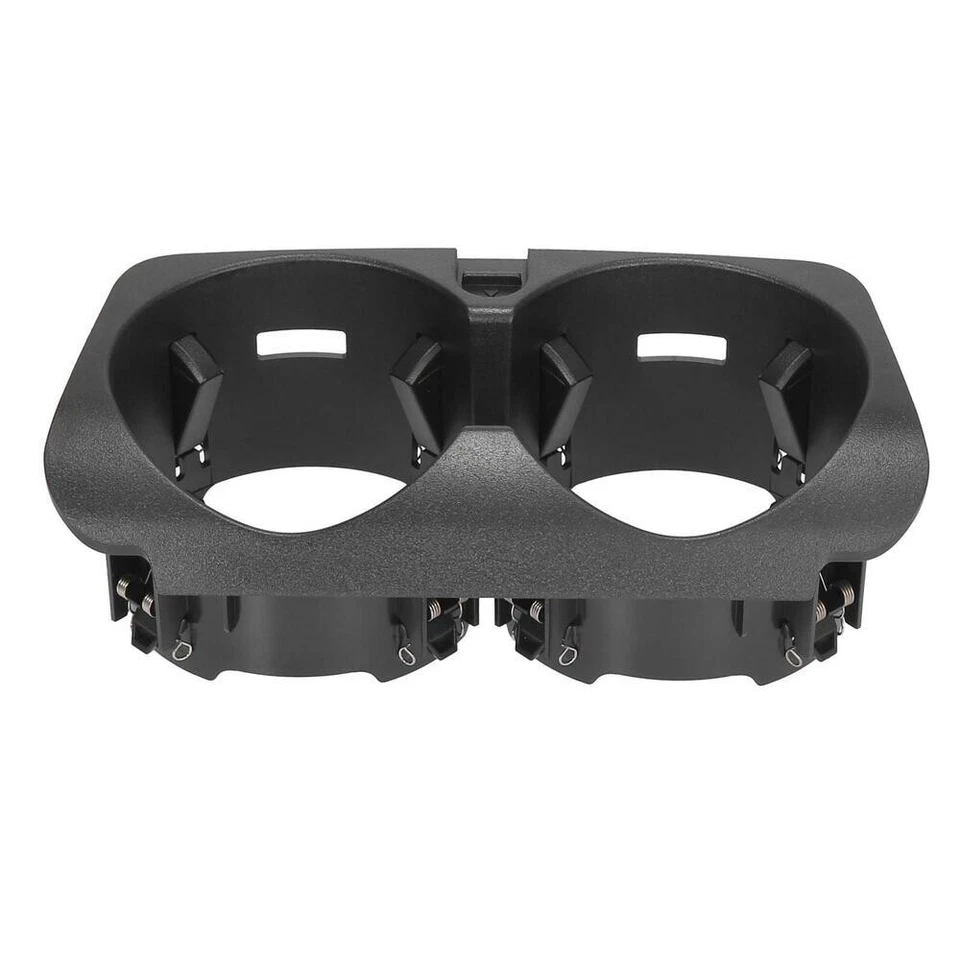 Portavasos doble delantero para Mercedes-Benz W205 C205 C43 AMG C200 2015-2018 negro Foto 2 de 4