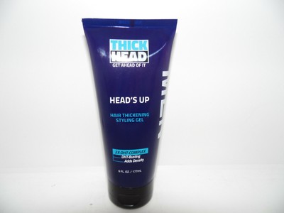 Thick Head Head S Up Hair Thickening Styling Gel 6 Fl Oz 2x Dht
