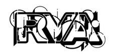 RVA LOGO AIRBRUSH, PAINTING, Art, TEMPLATE STENCIL