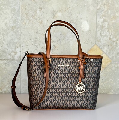 MICHAEL KORS JET SET TRAVEL XS CARRYALL TOTE SHOULDER BAG MK