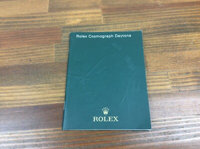 Rolex Cosmograph Daytona Booklet in English 2005 