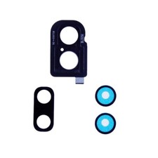 Glass Camera Lens with Bracket Back for Samsung Galaxy Z Flip Gray Repair Part