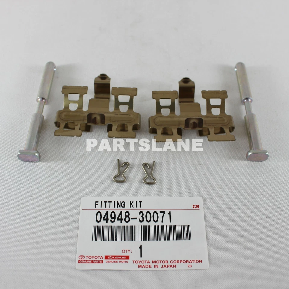 KIT DE MONTAJE DE PASTILLAS DE FRENO DE DISCO TRASERO LEXUS GS300 GS400 IS300 DE FÁBRICA OEM 04948-30071 Foto 2 de 2