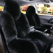Simulation Australian Sheepskin Fur Car Front Seat Cover Long Wool Cushion Mat