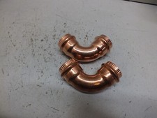 2X VIEGA PROPRESS 1" x 1" 90 DEGREE COPPER ELBOW #36