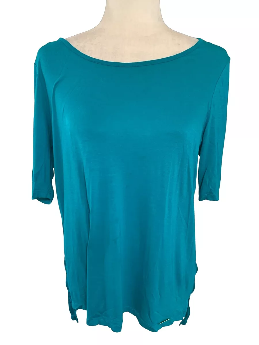 Michael kors t shirt womens blue deals