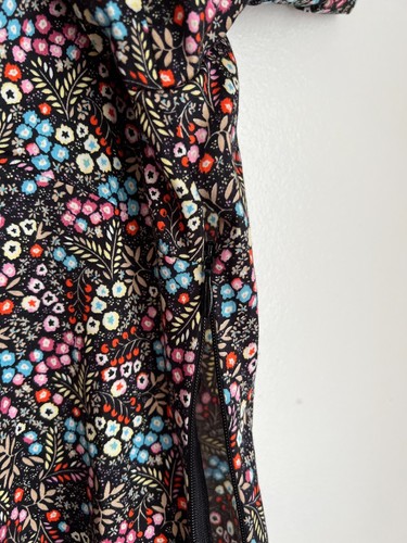 Boden Dolores Floral Print Shift Dress, Black/Enchanting Jo UK 12R D0008 zip | eBay