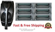 6 Schick xtreme 3 Razor Blades Refills cartridges Shaver Xtreme3 Metal Handle