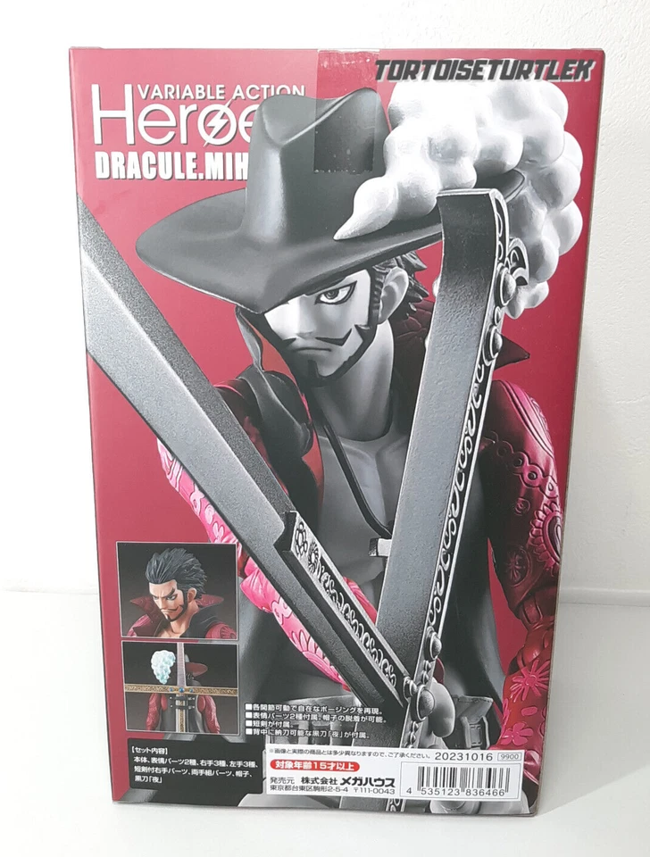 Figura de acción Variable Action Heroes ONE PIECE Dracule Mihawk Foto 4 de 4