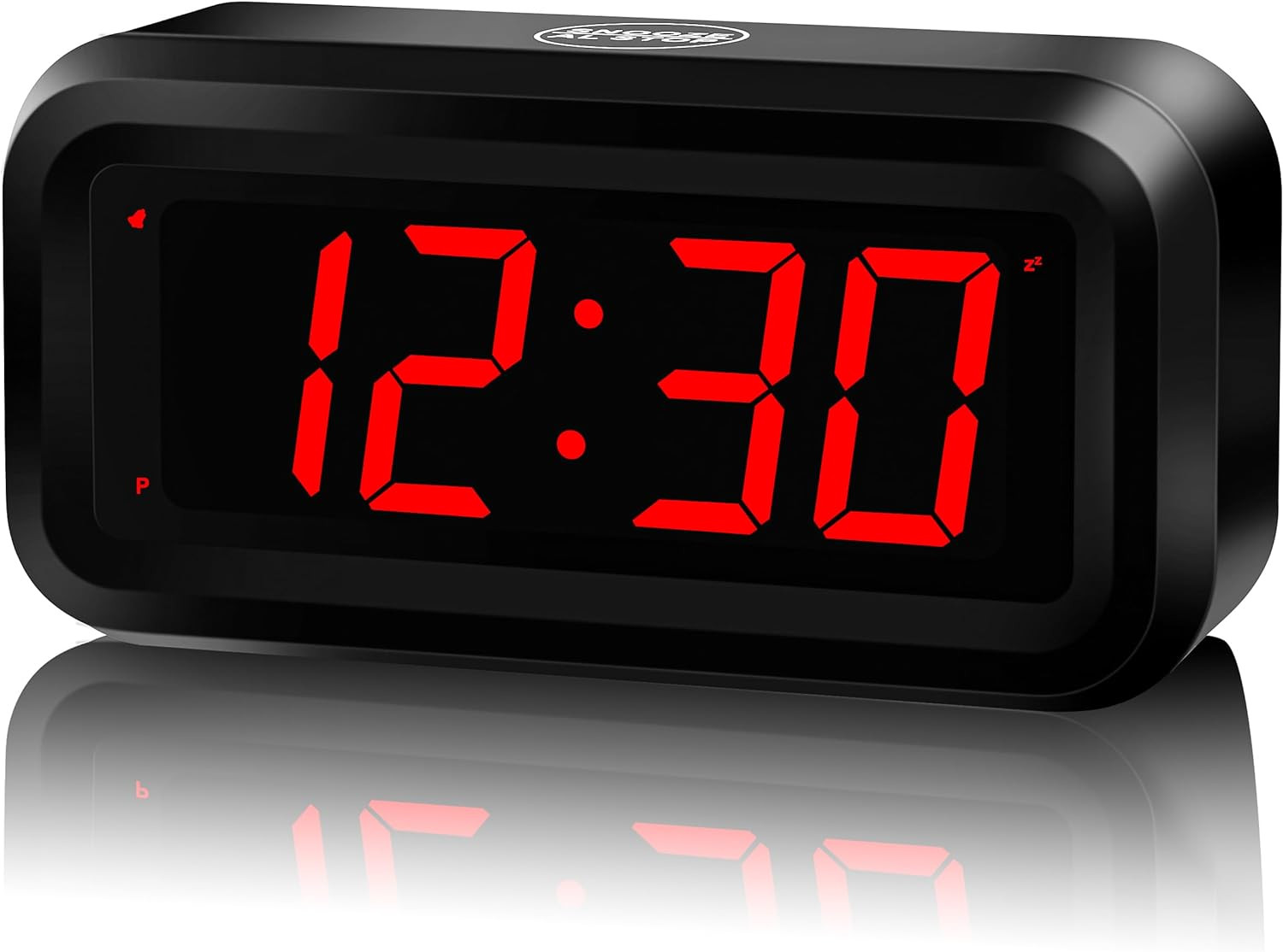 Alarm Clock, LED Digital Clock, Small Wall Clock, Battery Operated, Adjustable 3