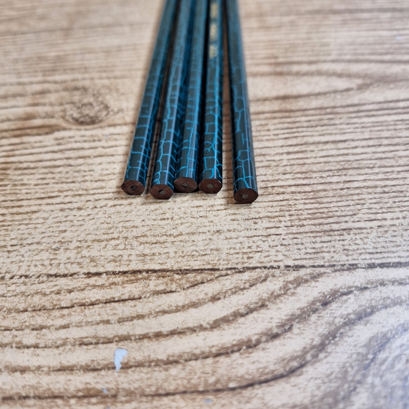 Lot of 5 Vintage Venus Drawing Pencils 3800 F H 6B New Old Stock Made in USA