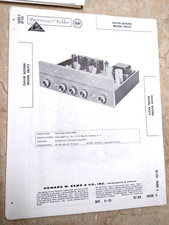 Original New SAMS Photofact 456/9 - BOGEN DB212 - 6V6 Stereo AMPLIFIER w PreAmp