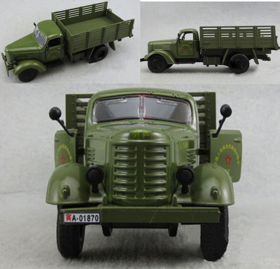 1:36 Model Toy Jiefang military truck Diecast Truck W/light