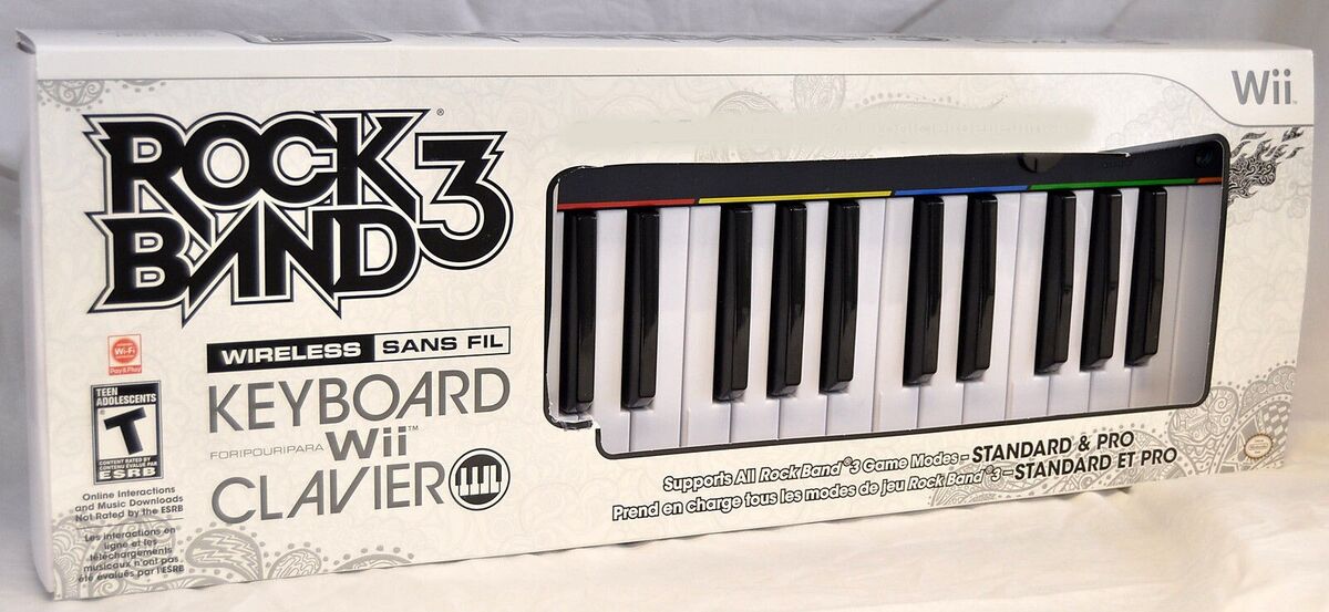 Teclado Rock Band 3 Wireless Keyboard - PS3 - Game Games - Loja de Games  Online