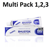 SBL Rhustox Ointment 25gm for rheumatic, sciatic pains, joint pains