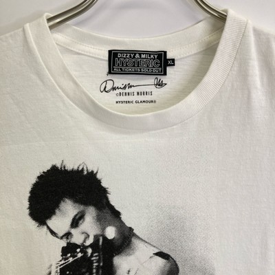 HYSTERIC GLAMOUR 02241CT24 White DENNIS MORRIS/SID AND NANCY T  