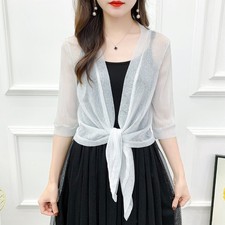 Abound Cocoon Open Cardigan Sweater Top 