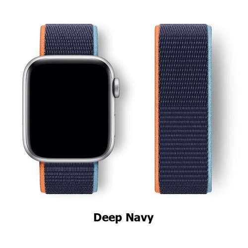 Accesorios de correa de bucle para Apple Watch Ultar 8 7 6 5 SE 4 iWatch correa de nailon suave - Imagen 61 de 133