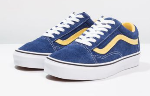 SCARPE UOMO VANS OLD SKOOL ESTATE BLUE CREAM GOLD TRUE WHITE SNEAKERS 45  NUOVE | eBay
