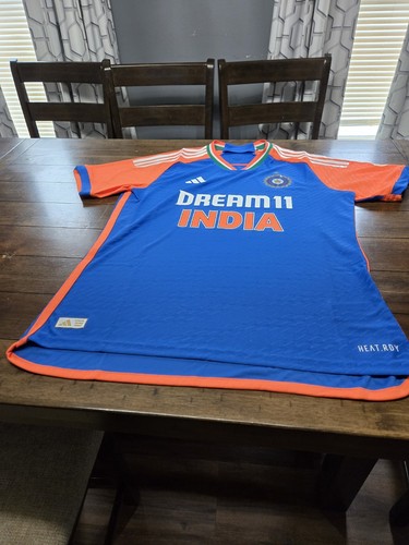 Adidas India Cricket T201 Jersey - Picture 8 of 13