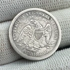 1876-CC Seated Liberty Quarter Dollar - Carlson City Mint - High Grade Coin