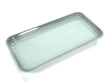 Le Creuset Stoneware Leger Rectangular Plate 25cm / 5" X 10" NWT ~ SEA SALT