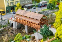 Faller 120527 Wooden Railway Bridge 1:87 H0 Gauge # NEW In OVP #