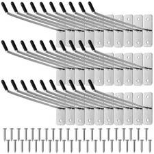 30pcs Wall Mounted Hook Heavy Duty Metal Single Hooks Home Storage Organizer ...