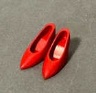 1965 Ideal Bewitched Samantha Red high heel doll shoes VINTAGE