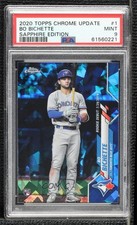 2020 Chrome Update Sapphire Edition Rookie Debut Bo Bichette PSA 9 MINT 06qf