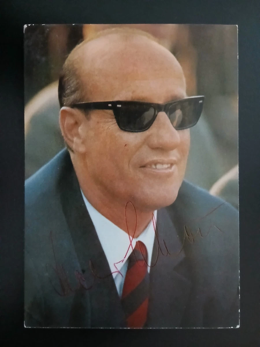 Photo Originale Helmut Schön Et Berti Vogts - Préparation Coupe Du Monde 1978 - Format 16x22 Cm